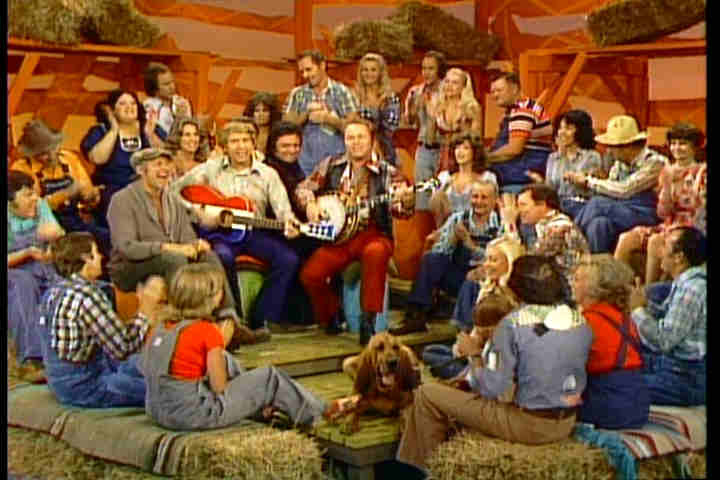 Buck Owens, Roy Clark, and the Hee Haw gang along with special guest Johnny Cash