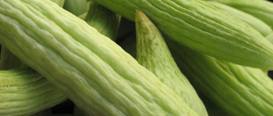 Photo of green cucumbers